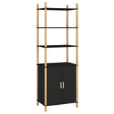 NNEVL Highboard Black 60x40x173 cm Engineered Wood