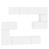 NNEVL Wall-mounted TV Cabinet White Engineered Wood