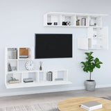NNEVL Wall-mounted TV Cabinet White Engineered Wood