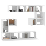 NNEVL Wall-mounted TV Cabinet White Engineered Wood