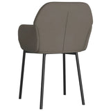 NNEVL Dining Chairs 2 pcs Dark Grey Velvet