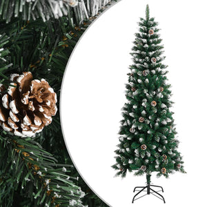 NNEVL Artificial Christmas Tree with Stand Green 240 cm PVC