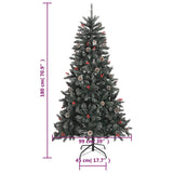 NNEVL Artificial Christmas Tree with Stand Green 180 cm PVC