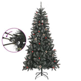 NNEVL Artificial Christmas Tree with Stand Green 210 cm PVC