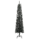 NNEVL Artificial Slim Christmas Tree with Stand Green 210 cm PVC
