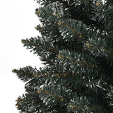 NNEVL Artificial Slim Christmas Tree with Stand Green 210 cm PVC