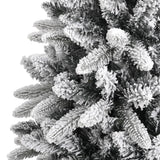 NNEVL Artificial Christmas Tree with Flocked Snow 150 cm PVC&PE