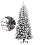 NNEVL Artificial Christmas Tree with Flocked Snow 150 cm PVC&PE