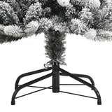 NNEVL Artificial Christmas Tree with Flocked Snow 210 cm PVC&PE