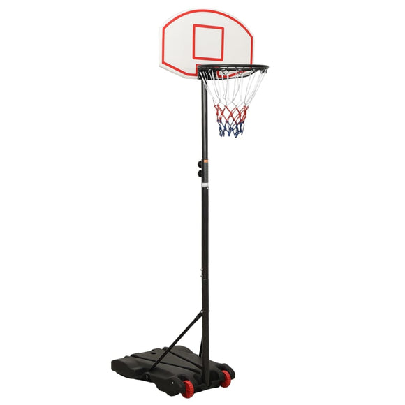 NNEVL Basketball Stand White 216-250 cm Polyethene