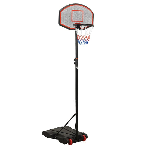 NNEVL Basketball Stand Black 216-250 cm Polyethene