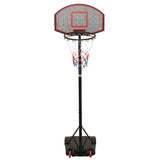 NNEVL Basketball Stand Black 216-250 cm Polyethene