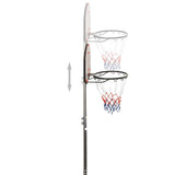 NNEVL Basketball Stand Black 216-250 cm Polyethene