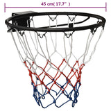 NNEVL Basketball Ring Black 45 cm Steel