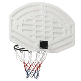 NNEVL Basketball Backboard White 90x60x2 cm Polyethene