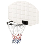 NNEVL Basketball Backboard White 71x45x2 cm Polyethene