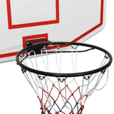 NNEVL Basketball Backboard White 71x45x2 cm Polyethene