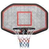 NNEVL Basketball Backboard Black 109x71x3 cm Polyethene