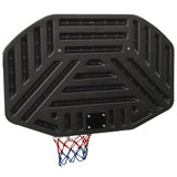 NNEVL Basketball Backboard Black 109x71x3 cm Polyethene