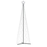 NNEVL Christmas Cone Tree Blue 500 LEDs 100x300 cm