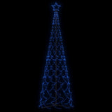 NNEVL Christmas Cone Tree Blue 500 LEDs 100x300 cm