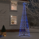NNEVL Christmas Cone Tree Blue 500 LEDs 100x300 cm