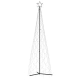 NNEVL Christmas Cone Tree Colourful 500 LEDs 100x300 cm