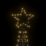 NNEVL Christmas Cone Tree Warm White 500 LEDs 100x300 cm