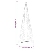 NNEVL Christmas Cone Tree Blue 1400 LEDs 160x500 cm