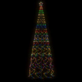 NNEVL Christmas Cone Tree Colourful 1400 LEDs 160x500 cm