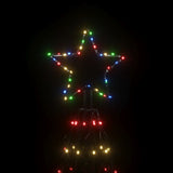 NNEVL Christmas Cone Tree Colourful 1400 LEDs 160x500 cm