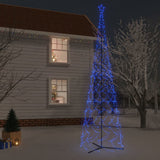 NNEVL Christmas Cone Tree Blue 3000 LEDs 230x800 cm
