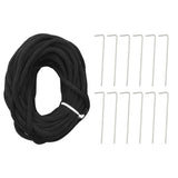 NNEVL Christmas Tree on Flagpole Warm White 732 LEDs 500 cm