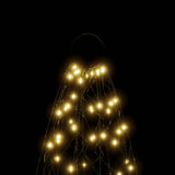 NNEVL Christmas Tree on Flagpole Warm White 500 LEDs 300 cm