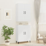 NNEVL Highboard White 70x34x180 cm Engineered Wood