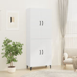 NNEVL Highboard White 70x34x180 cm Engineered Wood