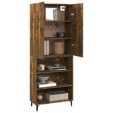 NNEVL Highboard Smoked Oak 69.5x32.5x180 cm Engineered Wood