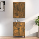 NNEVL Highboard Smoked Oak 70x34x180 cm Engineered Wood