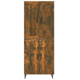 NNEVL Highboard Smoked Oak 70x34x180 cm Engineered Wood