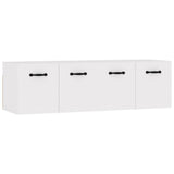 NNEVL Wall Cabinets 2 pcs White 80x35x36.5 cm Engineered Wood