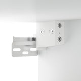 NNEVL Wall Cabinets 2 pcs White 100x36.5x35 cm Engineered Wood