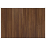 NNEVL Bed Headboard with Cabinets Brown Oak Engineered Wood