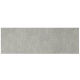 NNEVL Bed Headboard with Cabinets Concrete Grey Engineered Wood
