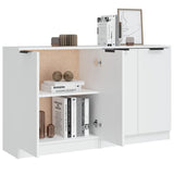 NNEVL Sideboards 2 pcs White 60x30x70 cm Engineered Wood
