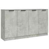 NNEVL Sideboards 2 pcs Concrete Grey 60x30x70 cm Engineered Wood