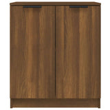 NNEVL Sideboards 2 pcs Brown Oak 60x30x70 cm Engineered Wood