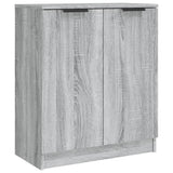 NNEVL 3 Piece Sideboards Grey Sonoma Engineered Wood
