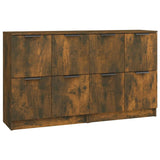 NNEVL Sideboards 2 pcs Smoked Oak 60x30x70 cm Engineered Wood