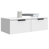 NNEVL Wall Cabinets 2 pcs White 68x30x20 cm Engineered Wood