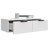 NNEVL Wall Cabinets 2 pcs White 68x30x20 cm Engineered Wood